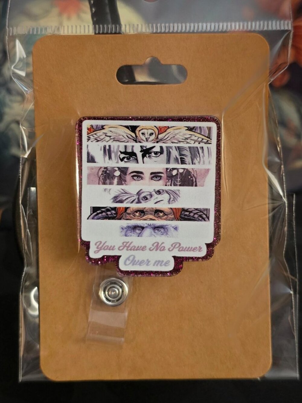 Labyrinth Novelty Acrylic Badge Reel ID Holder